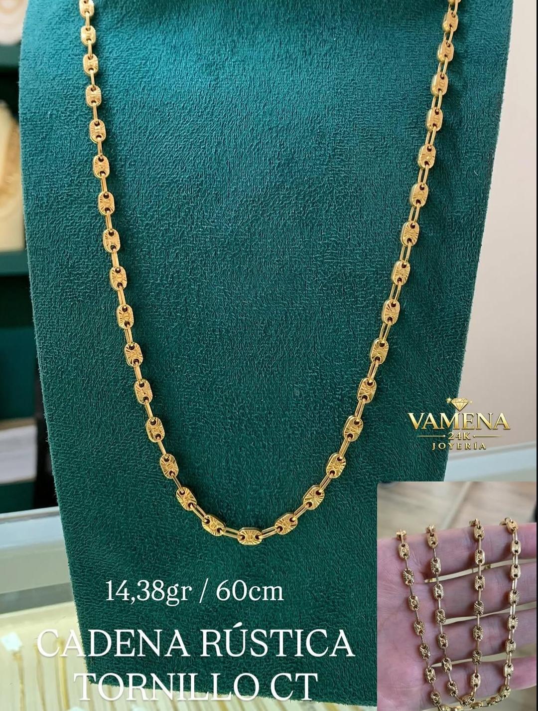 Cadena Rustica 60cm/14,38gr