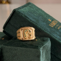 Anillo herradura/3.84gr/talla #9