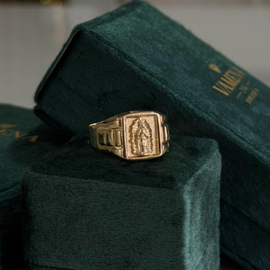 Anillo virgen de Guadalupe/3.33gr/talla #10